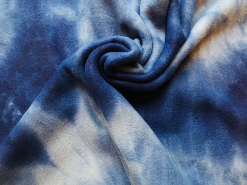 Tie Dye Blue Fleece